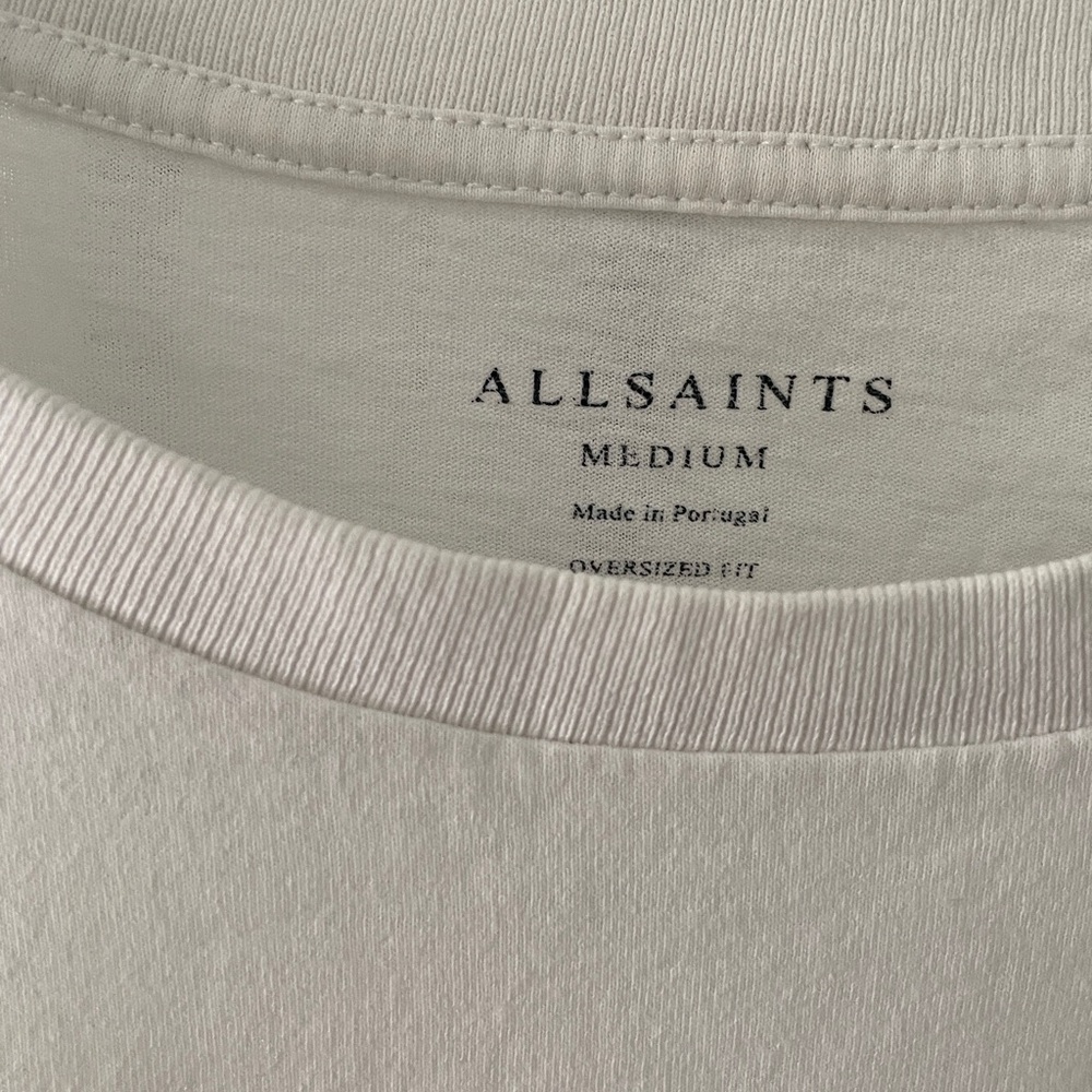 All Saints white  Medium guys tee - Picture 3 of 4